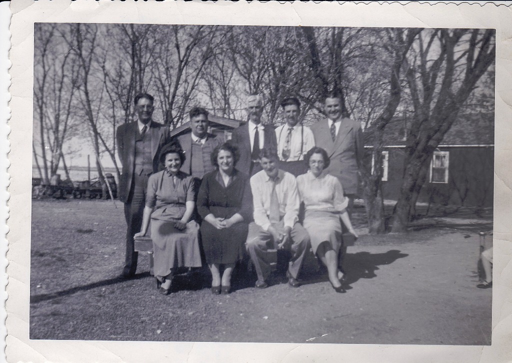 Isidore, Victor, Gora, Nick, Norman
Vicky Lym, Allan, Jean
May 1953