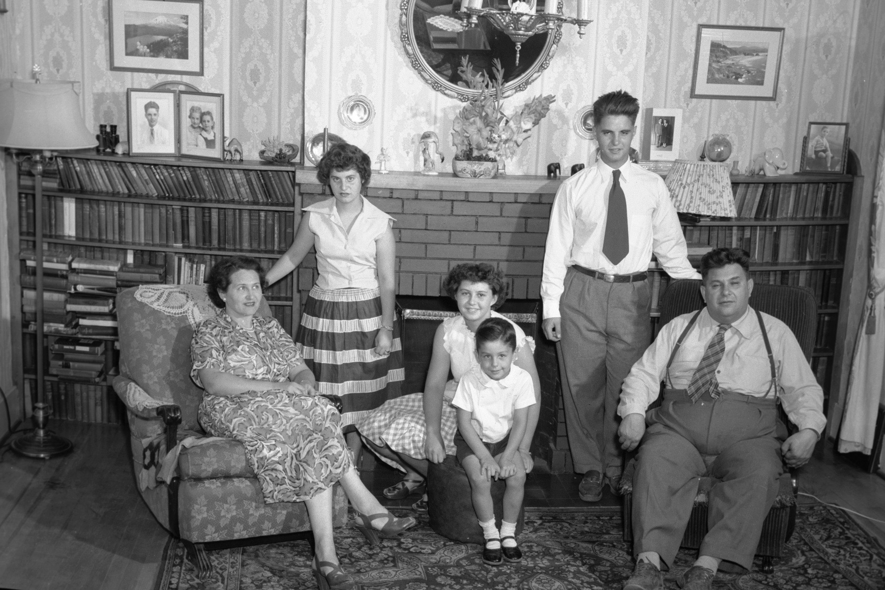 Victor's family, 1951